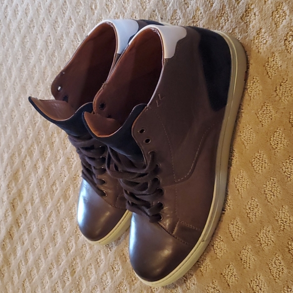 Men's Lloyd High Top Leather Sneaker these are 12s but fit like a 13!!NO BOX - Picture 8 of 9